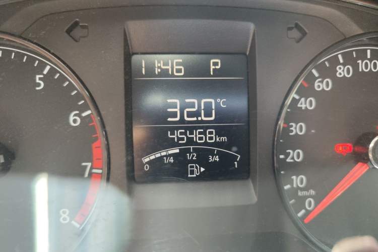 Used Volkswagen Polo 2016 1.4L Automatic Trendy Model Odometer Close Up