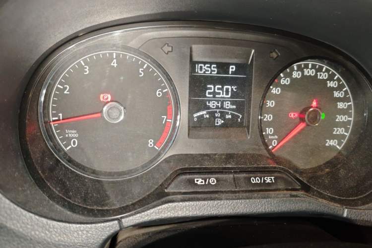 Used Volkswagen Polo 2016 1.4L Automatic Trendy Model Odometer Close Up