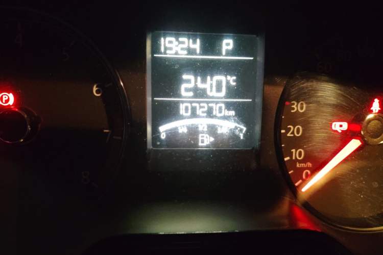 Used Volkswagen Polo 2016 1.4L Automatic Trendy Model Odometer Close Up