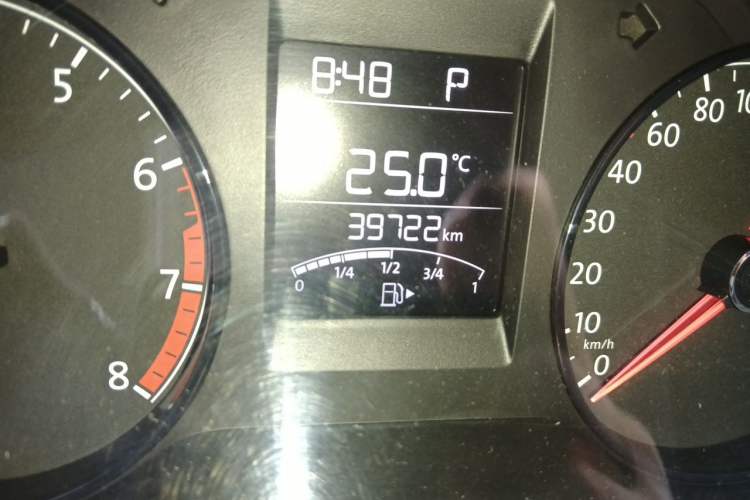 Used Volkswagen Polo 2016 1.4L Automatic Trendy Model Odometer Close Up