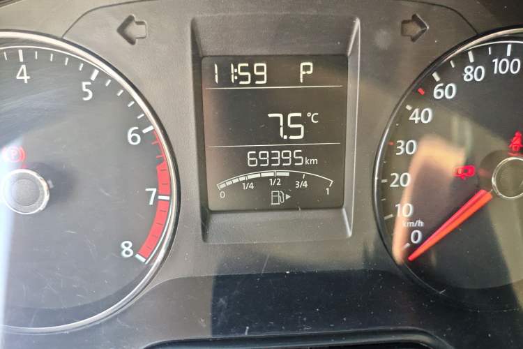 Used Volkswagen Polo 2016 1.4L Automatic Trendy Model Odometer Close Up