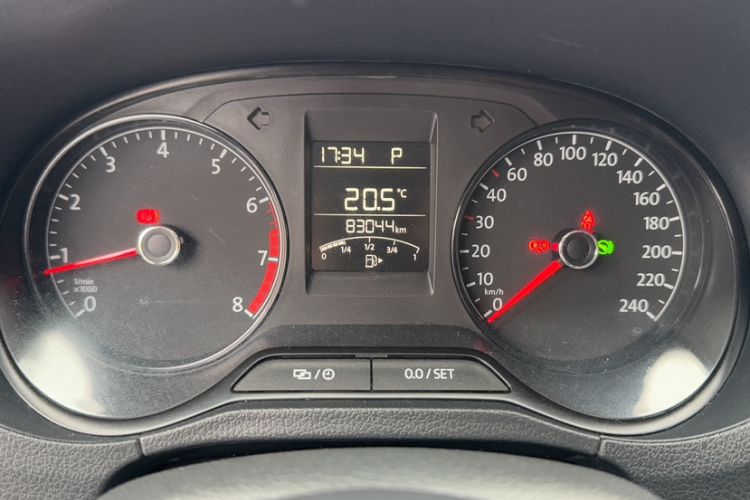 Used Volkswagen Polo 2016 1.4L Automatic Trendy Model Odometer Close Up