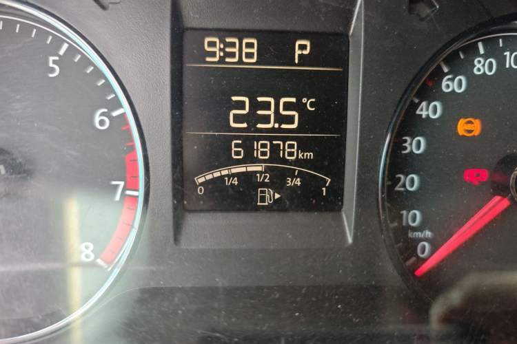 Used Volkswagen Polo 2016 1.4L Automatic Trendy Model Odometer Close Up