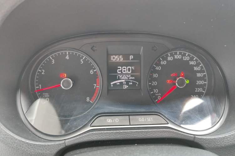 Used Volkswagen Polo 2016 1.4L Automatic Trendy Model Odometer Close Up