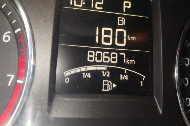 Used Volkswagen Polo 2016 1.6L Automatic Comfort Model Odometer Close Up