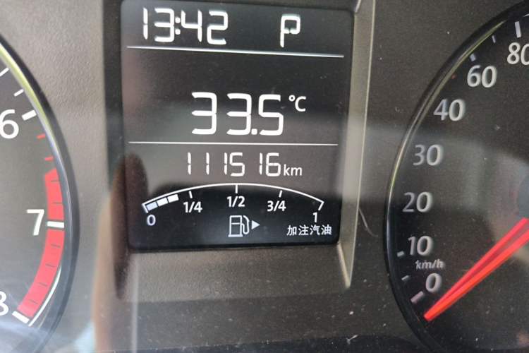 Used Volkswagen Polo 2016 1.4L Automatic Trendy Model Odometer Close Up