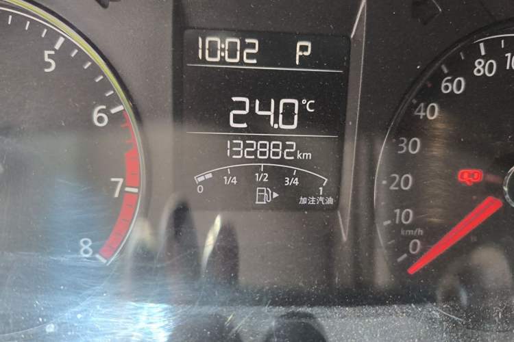 Used Volkswagen Polo 2016 1.4L Automatic Trendy Model Odometer Close Up