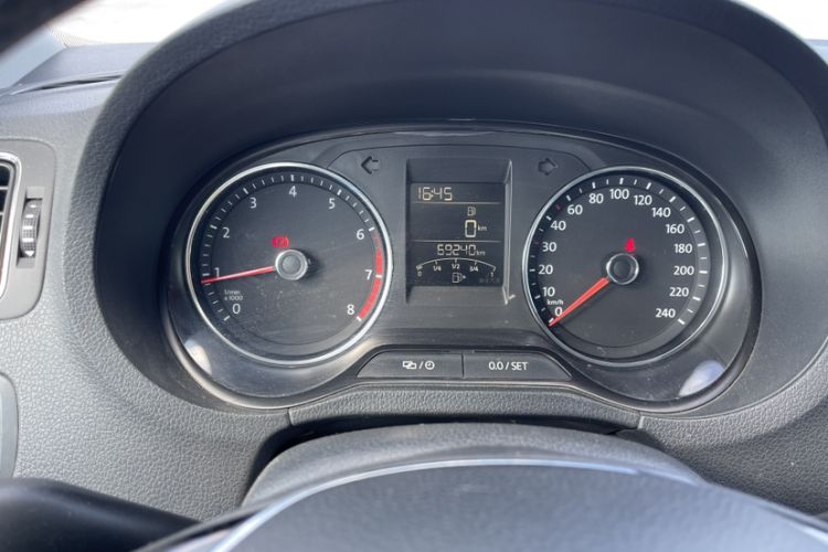 Used Volkswagen Polo 2016 1.6L Manual Comfort Model Odometer Close Up