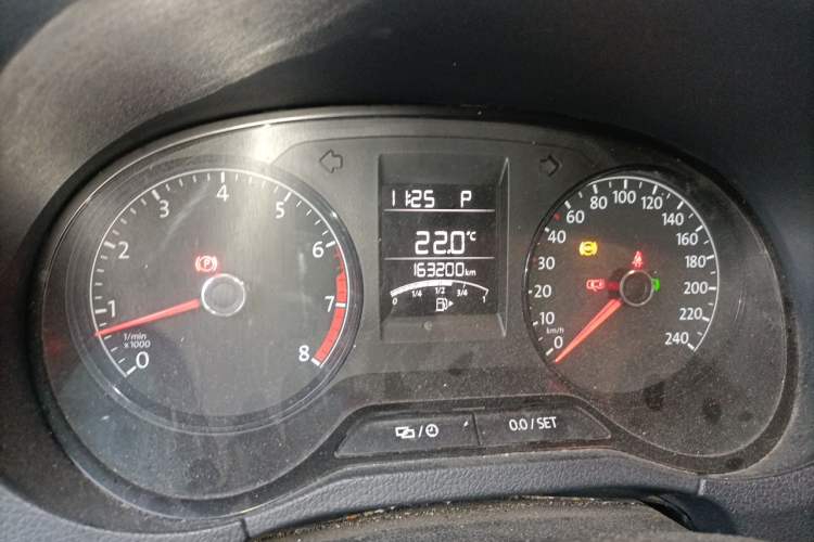 Used Volkswagen Polo 2016 1.4L Automatic Trendy Model Odometer Close Up