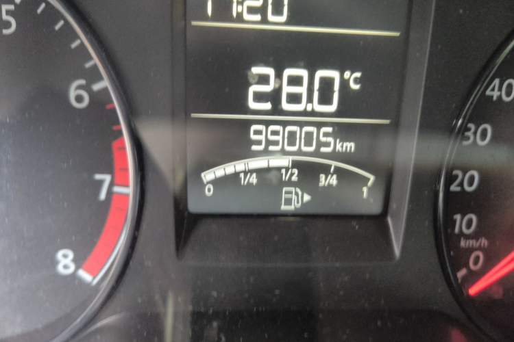 Used Volkswagen Polo 2016 1.4L Manual Fashion Model Odometer Close Up