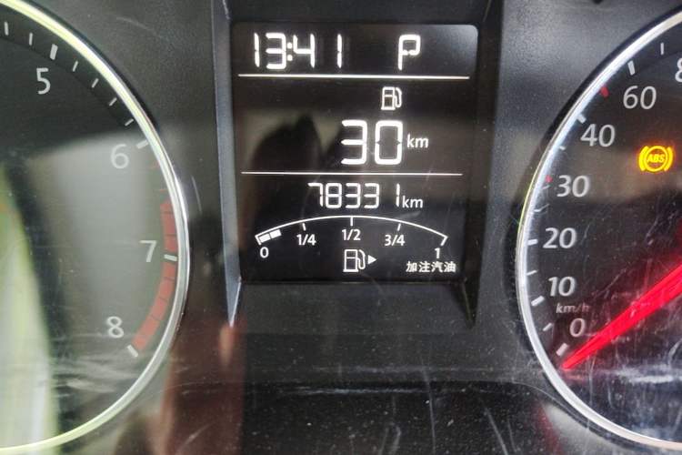 Used Volkswagen Polo 2016 1.6L Automatic Comfort Model Odometer Close Up