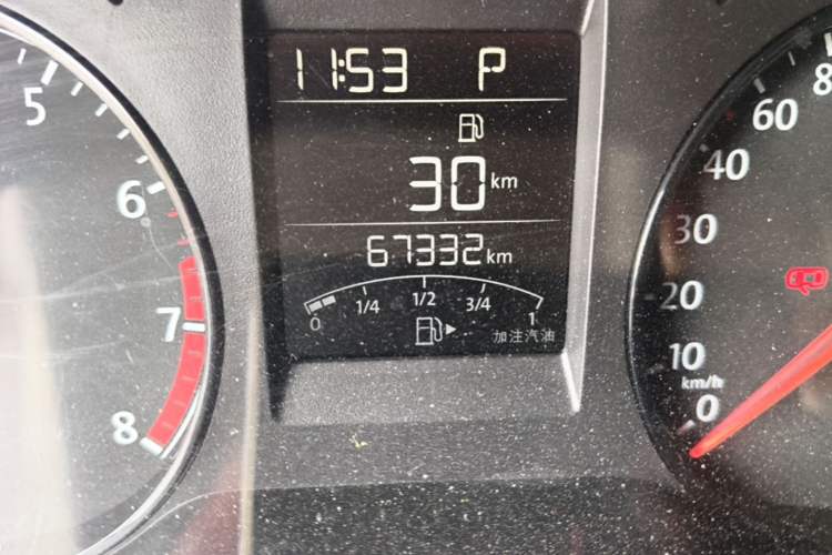 Used Volkswagen Polo 2016 1.4L Automatic Trendy Model Odometer Close Up