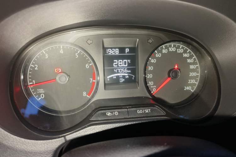 Used Volkswagen Polo 2016 1.4L Automatic Trendy Model Odometer Close Up