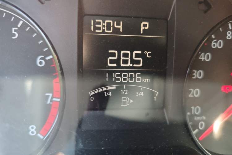 Used Volkswagen Polo 2016 1.4L Automatic Trendy Model Odometer Close Up