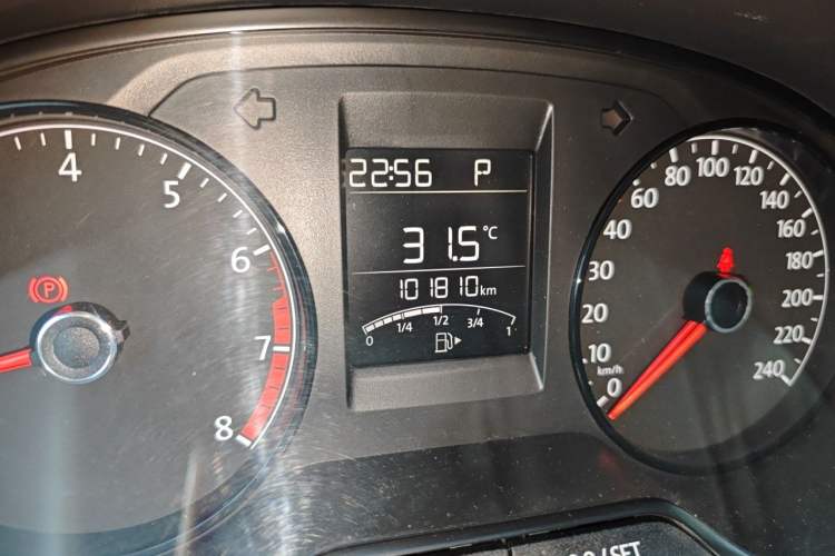 Used Volkswagen Polo 2016 1.4L Automatic Trendy Model Odometer Close Up