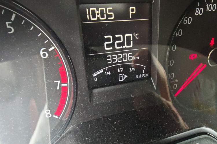 Used Volkswagen Polo 2016 1.4L Automatic Trendy Model Odometer Close Up