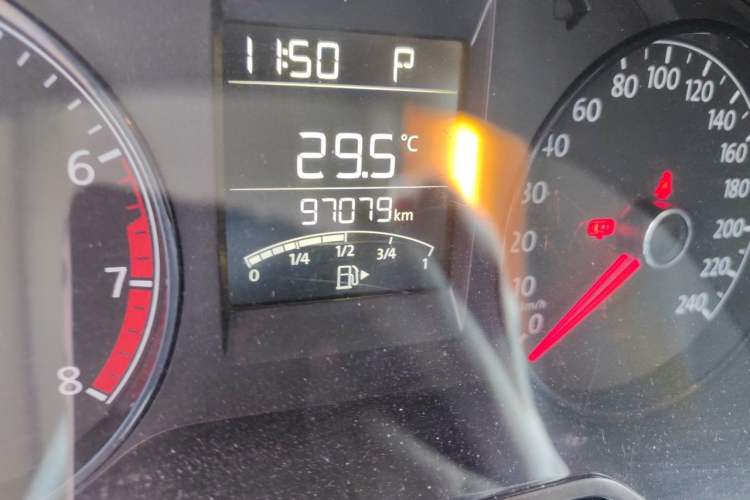 Used Volkswagen Polo 2016 1.4L Automatic Trendy Model Odometer Close Up