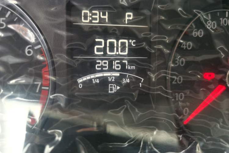 Used Volkswagen Polo 2016 1.4L Automatic Trendy Model Odometer Close Up