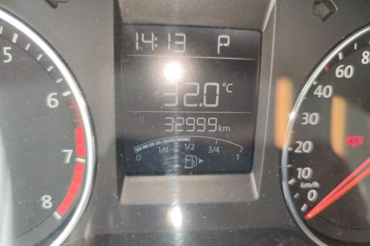 Used Volkswagen Polo 2016 1.6L Automatic Luxury Model Odometer Close Up