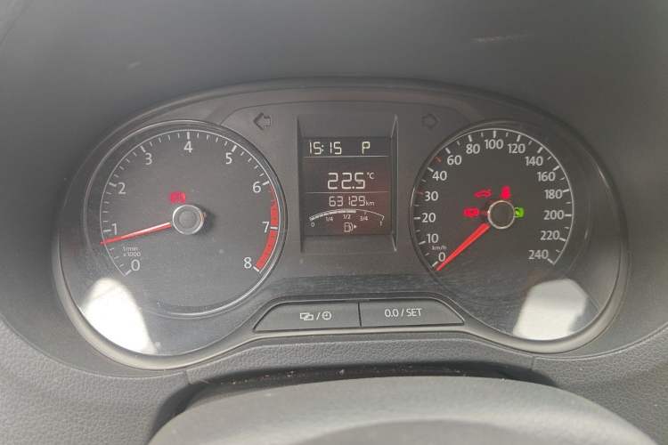 Used Volkswagen Polo 2016 1.4L Automatic Trendy Model Odometer Close Up