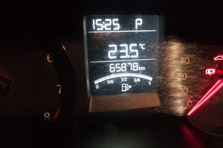 Used Volkswagen Polo 2016 1.4L Automatic Trendy Model Odometer Close Up