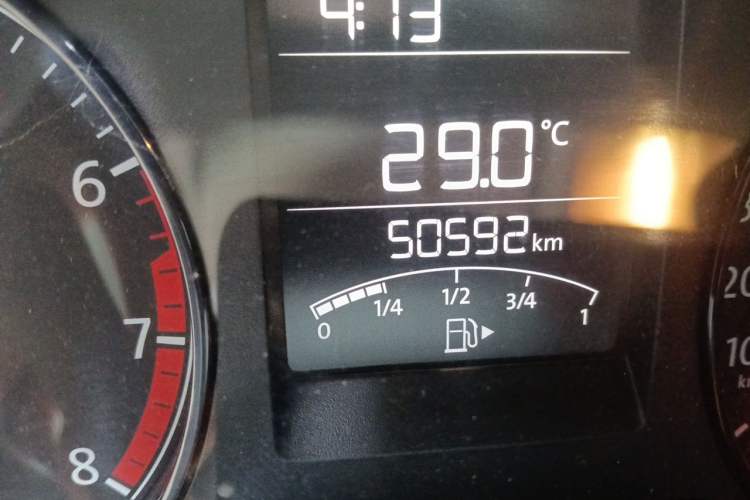 Used Volkswagen Polo 2016 1.4L Manual Fashion Model Odometer Close Up