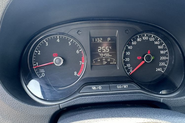 Used Volkswagen Polo 2016 1.4L Automatic Trendy Model Odometer Close Up