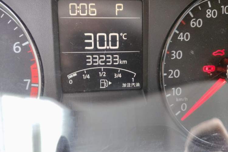 Used Volkswagen Polo 2016 1.4L Automatic Trendy Model Odometer Close Up