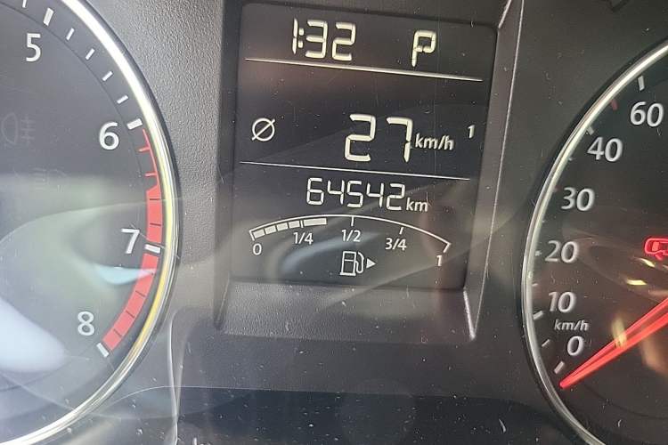 Used Volkswagen Polo 2016 1.6L Automatic Comfort Model Odometer Close Up