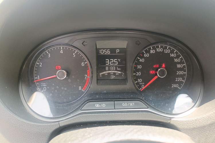 Used Volkswagen Polo 2016 1.4L Automatic Trendy Model Odometer Close Up