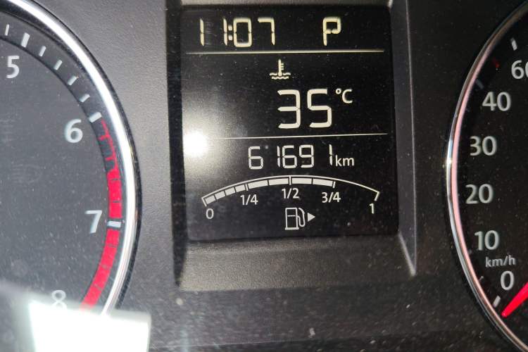Used Volkswagen Polo 2016 1.6L Automatic Luxury Model Odometer Close Up