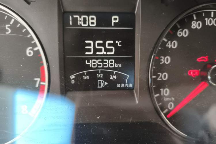 Used Volkswagen Polo 2016 1.4L Automatic Trendy Model Odometer Close Up