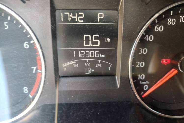 Used Volkswagen Polo 2016 1.6L Automatic Comfort Model Odometer Close Up