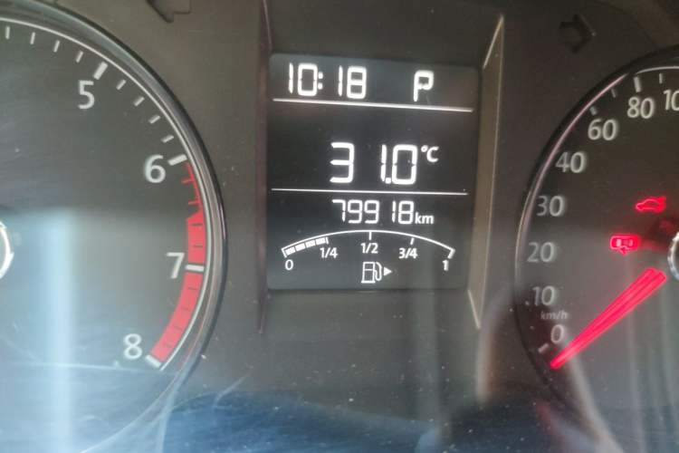 Used Volkswagen Polo 2016 1.4L Automatic Trendy Model Odometer Close Up