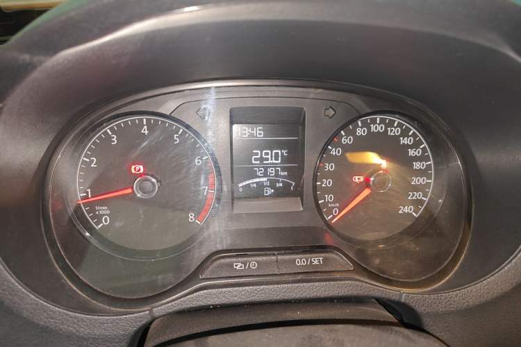 Used Volkswagen Polo 2016 1.4L Manual Fashion Model Odometer Close Up