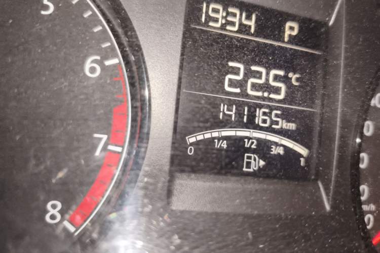 Used Volkswagen Polo 2016 1.4L Automatic Trendy Model Odometer Close Up