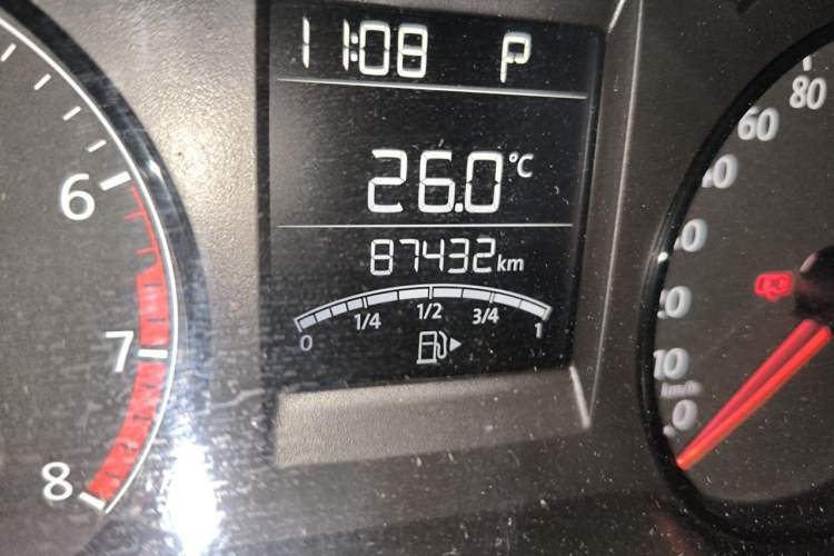 Used Volkswagen Polo 2016 1.4L Automatic Trendy Model Odometer Close Up