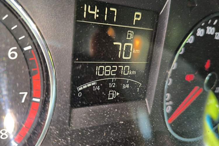Used Volkswagen Polo 2016 1.6L Automatic Luxury Model Odometer Close Up