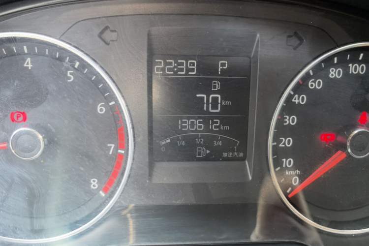 Used Volkswagen Polo 2016 1.6L Automatic Comfort Model Odometer Close Up