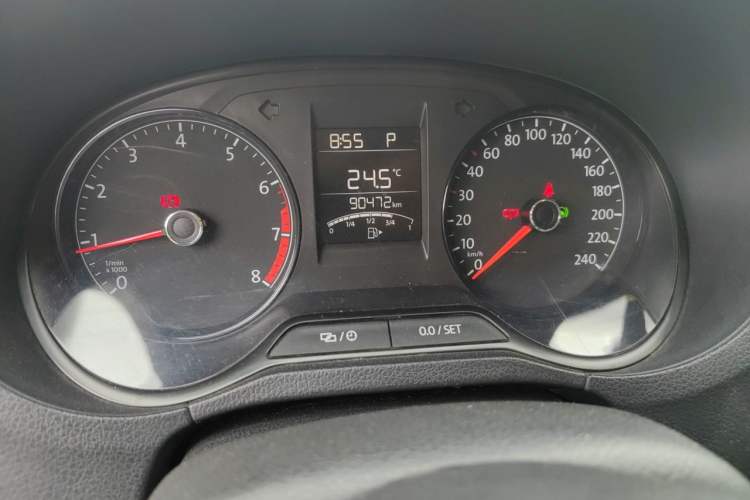Used Volkswagen Polo 2016 1.4L Automatic Trendy Model Odometer Close Up