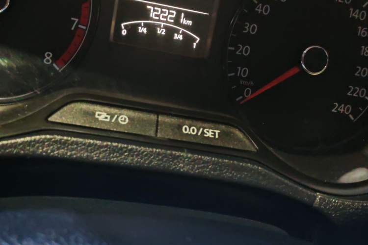 Used Volkswagen Polo 2016 1.4L Automatic Trendy Model Odometer Close Up