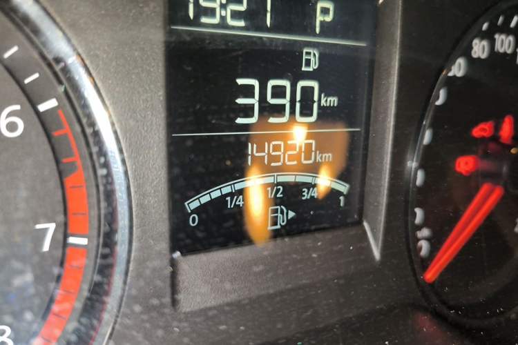 Used Volkswagen Polo 2016 1.6L Automatic Comfort Model Odometer Close Up
