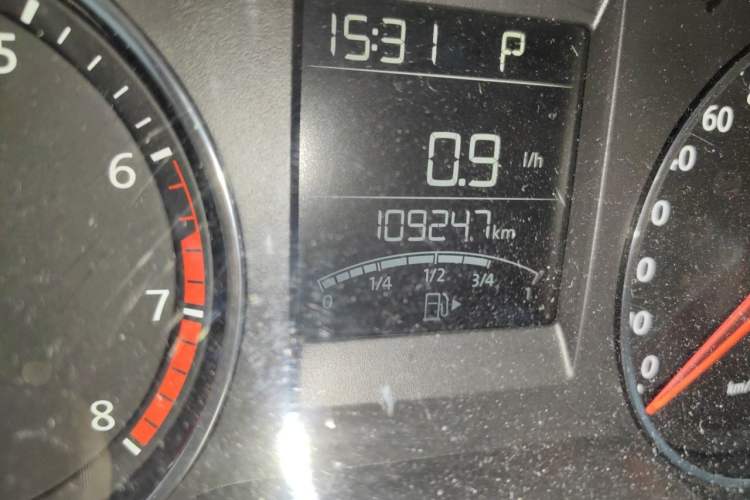Used Volkswagen Polo 2016 1.6L Automatic Comfort Model Odometer Close Up
