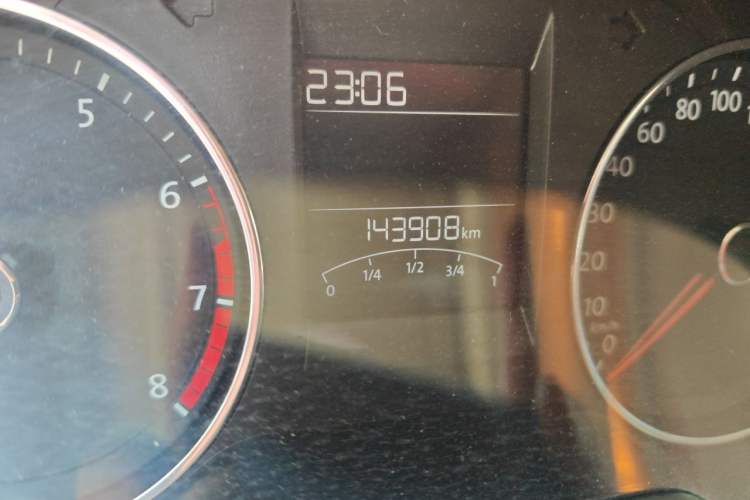 Used Volkswagen Polo 2016 1.6L Automatic Comfort Model Odometer Close Up