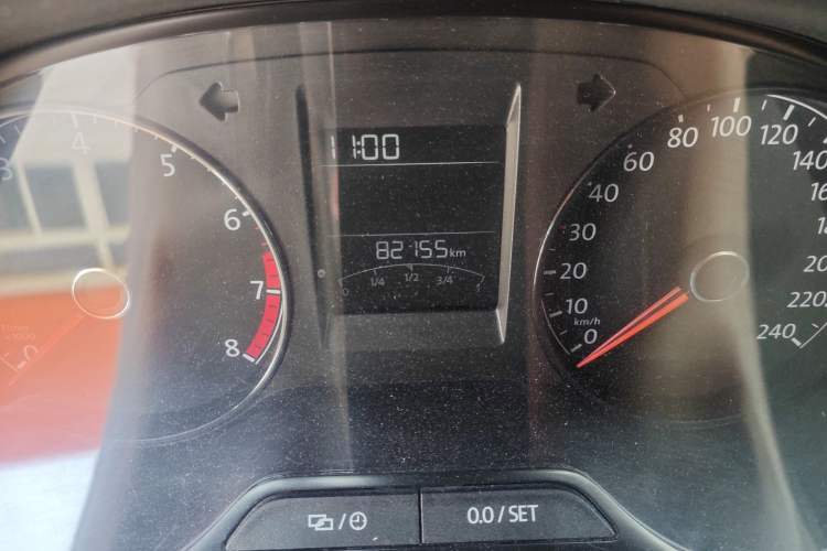 Used Volkswagen Polo 2016 1.4L Manual Fashion Model Odometer Close Up