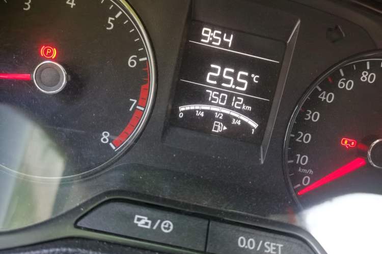 Used Volkswagen Polo 2016 1.4L Manual Fashion Model Odometer Close Up