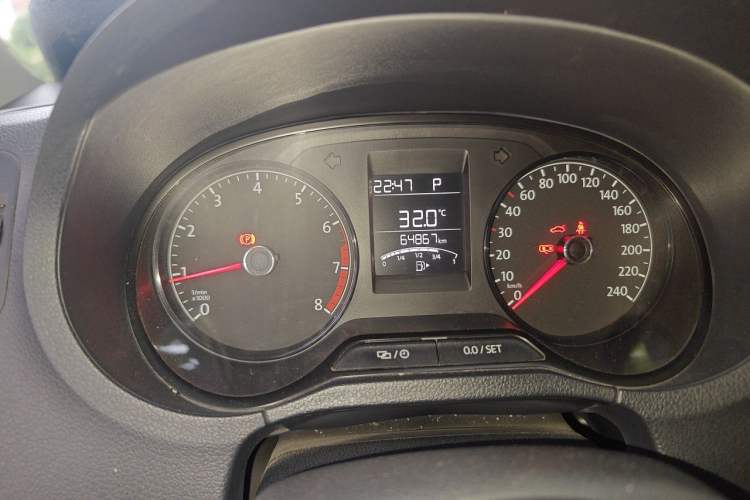 Used Volkswagen Polo 2016 1.4L Automatic Trendy Model Odometer Close Up