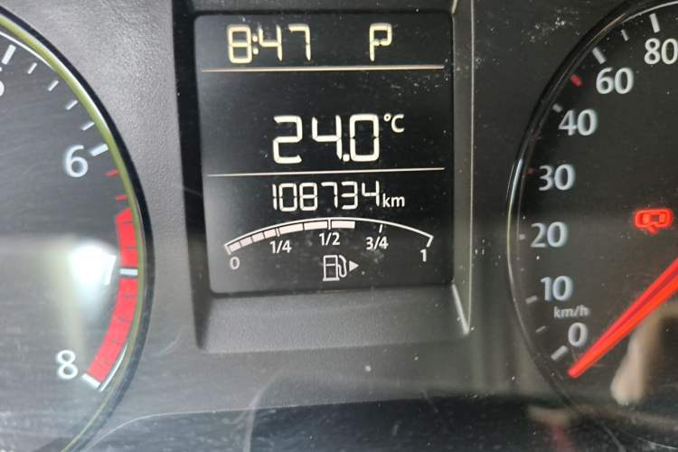 Used Volkswagen Polo 2016 1.4L Automatic Trendy Model Odometer Close Up