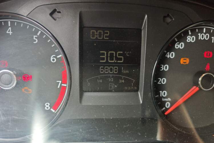 Used Volkswagen Polo 2016 1.4L Automatic Trendy Model Odometer Close Up