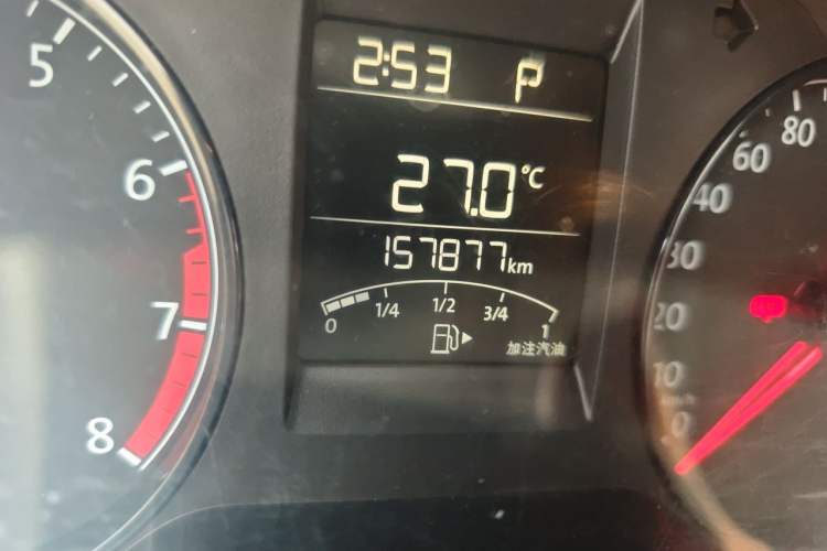 Used Volkswagen Polo 2016 1.4L Automatic Trendy Model Odometer Close Up